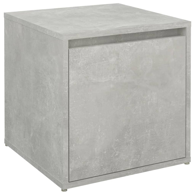 Load image into Gallery viewer, VidaXL Opbergbox met lade 40,5x40x40 cm bewerkt hout betongrijs
