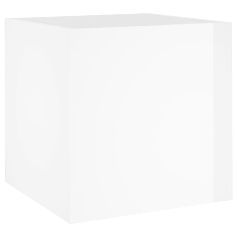 Load image into Gallery viewer, Vidaxl plantenbak 40x40x40 cm bewerkt hout hoogglans wit
