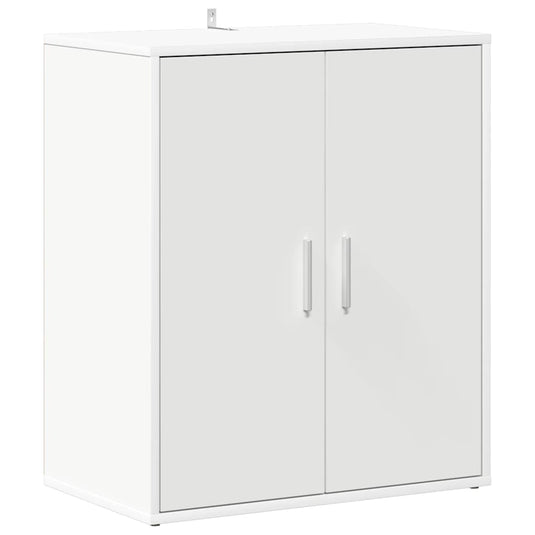 Vidaxl schoenenkast 60x35x70 cm bewerkt hout wit