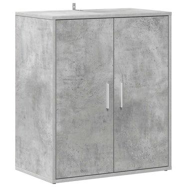 Vidaxl schoenenkast 60x35x70 cm bewerkt hout betongrijs