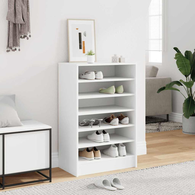 Load image into Gallery viewer, Vidaxl schoenenkast 60x35x92 cm bewerkt hout wit
