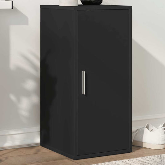 Vidaxl schoenenkast 32x35x70 cm bewerkt hout zwart