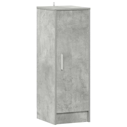 Vidaxl schoenenkast 32x35x92 cm bewerkt hout betongrijs