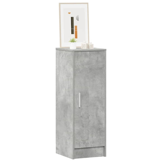Vidaxl schoenenkast 32x35x92 cm bewerkt hout betongrijs