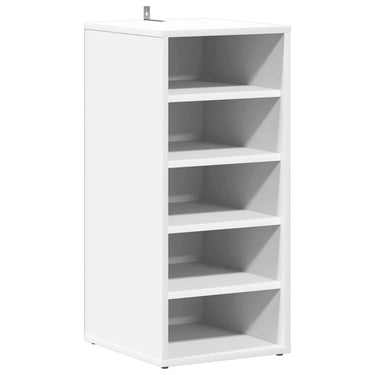 Vidaxl schoenenkast 31,5x35x70 cm bewerkt hout wit