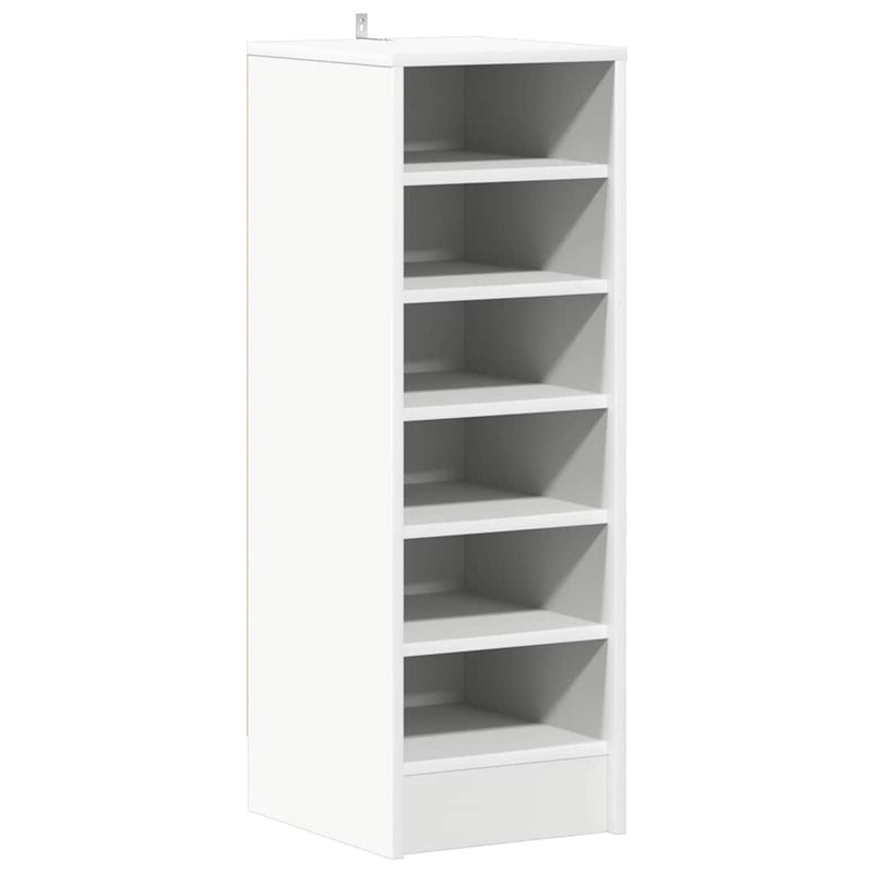 Load image into Gallery viewer, Vidaxl schoenenkast 31,5x35x90 cm bewerkt hout wit
