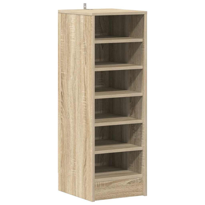 Load image into Gallery viewer, Vidaxl schoenenkast 31,5x35x90 cm bewerkt hout sonoma eikenkleurig
