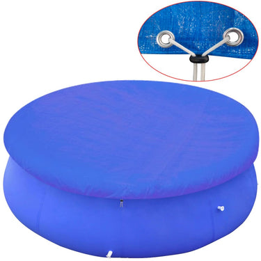 Vidaxl zwembadhoezen 2 st voor 450-457 cm bovengrondse zwembaden rond