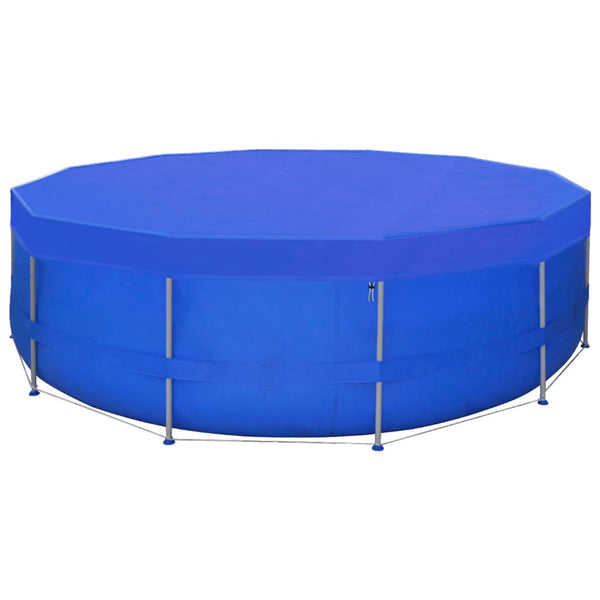 VidaXL Zwembadhoezen 2 st rond 90 g m² 540cm PE