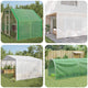 Vidaxl dekzeilen 2 st leno 260 g m² 4x4 m wit