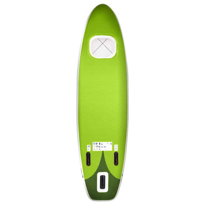 Load image into Gallery viewer, Vidaxl stand up paddleboardset opblaasbaar 300x76x10 cm groen
