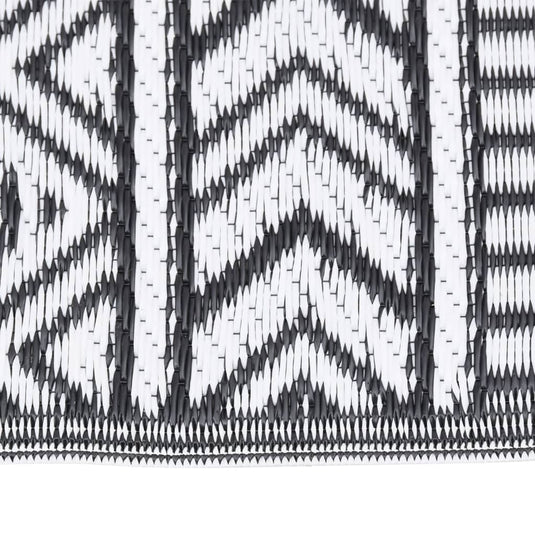 Vidaxl buitenkleed arakil 80x250 cm polypropeen zwart