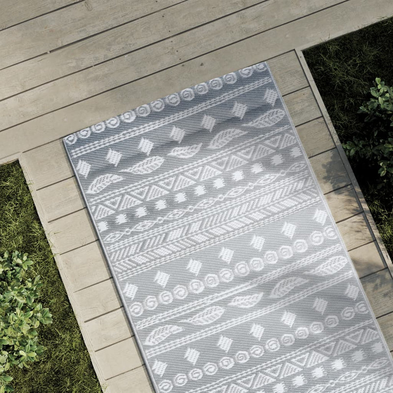 Load image into Gallery viewer, Vidaxl buitenkleed arakil 80x250 cm pp grijs
