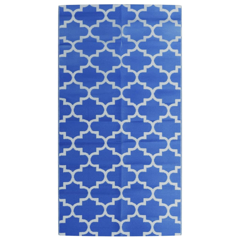 Load image into Gallery viewer, Vidaxl buitenkleed arakil 80x150 cm polypropeen blauw
