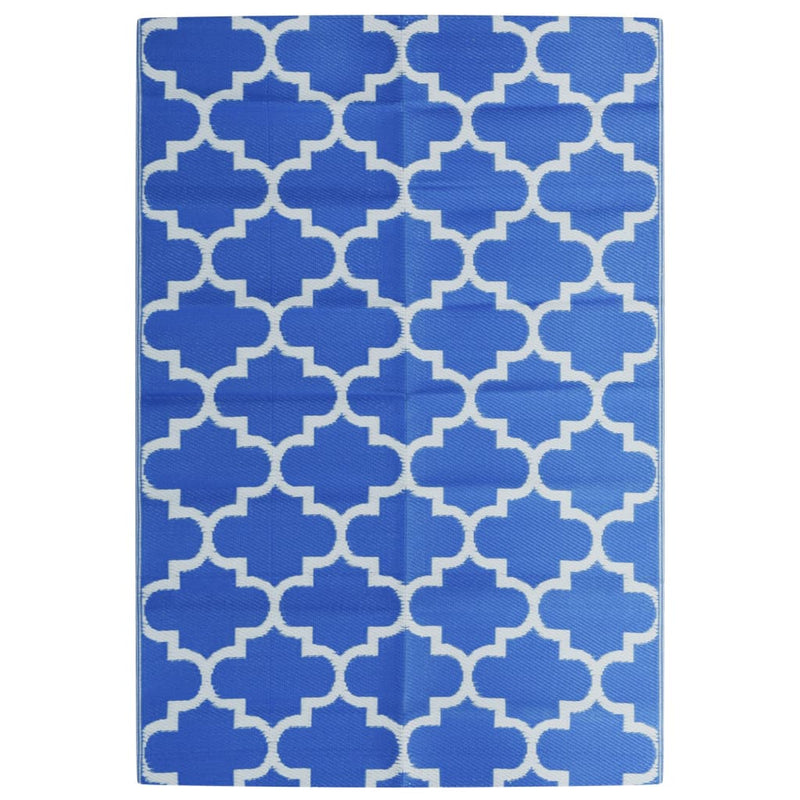 Load image into Gallery viewer, Vidaxl buitenkleed arakil 140x200 cm polypropeen blauw
