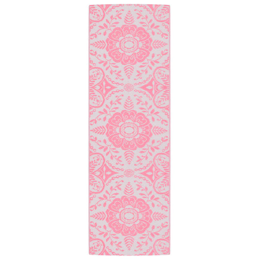 Vidaxl buitenkleed arakil 80x250 cm pp roze