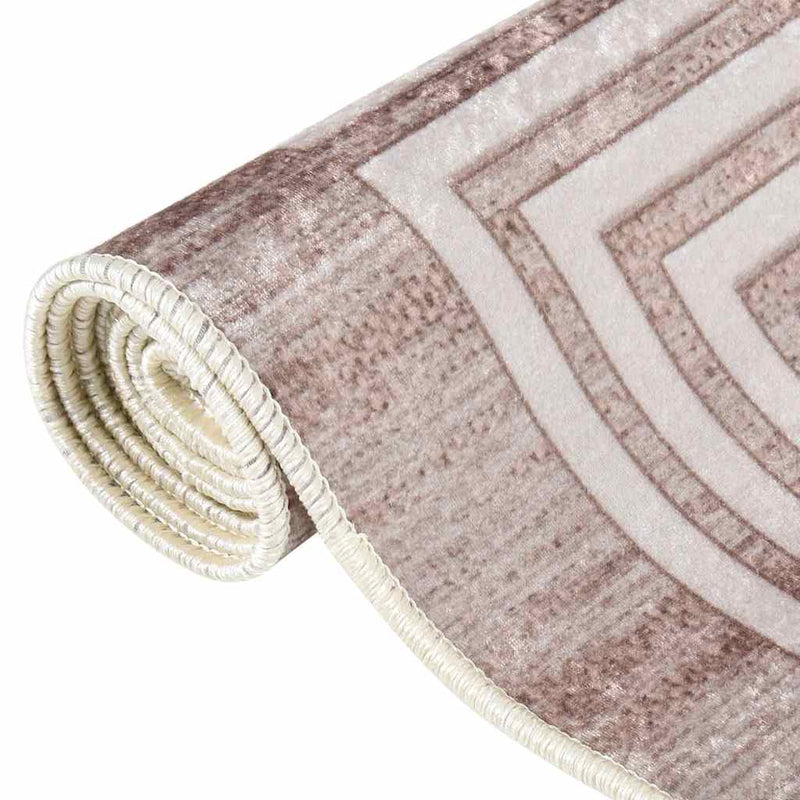 Load image into Gallery viewer, Vidaxl vloerkleed wasbaar anti-slip 160x230 cm beige

