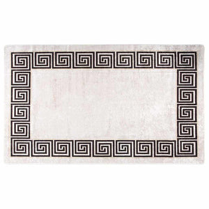 Vidaxl vloerkleed wasbaar 120x180 cm lichtbeige
