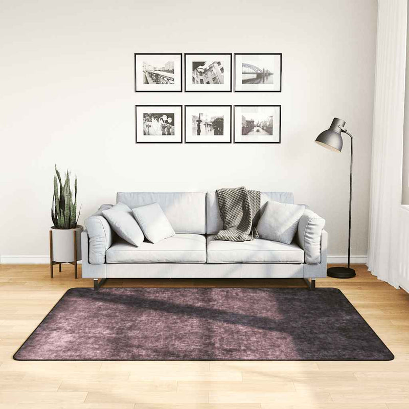 Load image into Gallery viewer, Vidaxl vloerkleed wasbaar anti-slip 120x180 cm antracietkleurig
