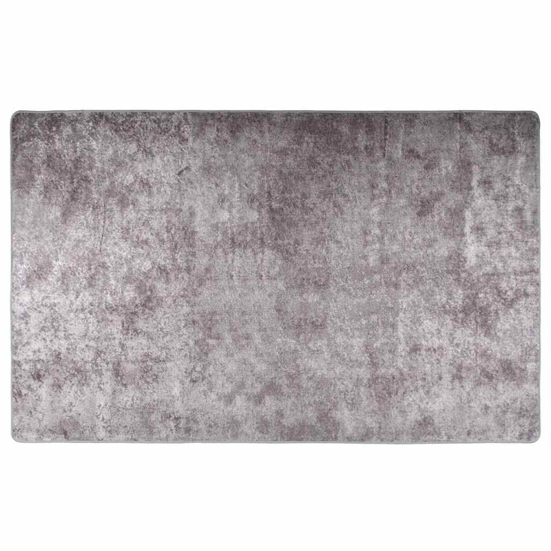 Load image into Gallery viewer, Vidaxl vloerkleed wasbaar anti-slip 160x230 cm grijs

