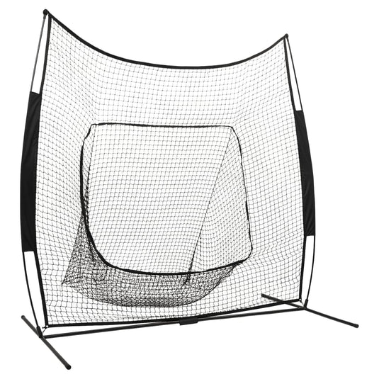 Vidaxl honkbalen softbalnet 241x106,5x216 cm metaal