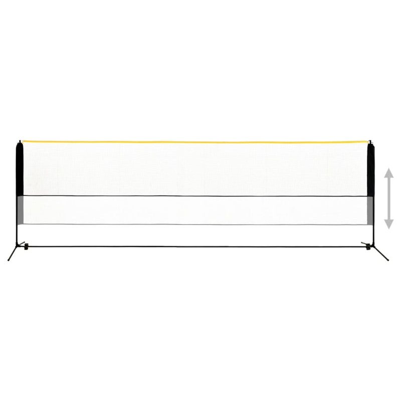 Load image into Gallery viewer, Vidaxl badmintonnet verstelbaar 500x103x94-158 cm metaal
