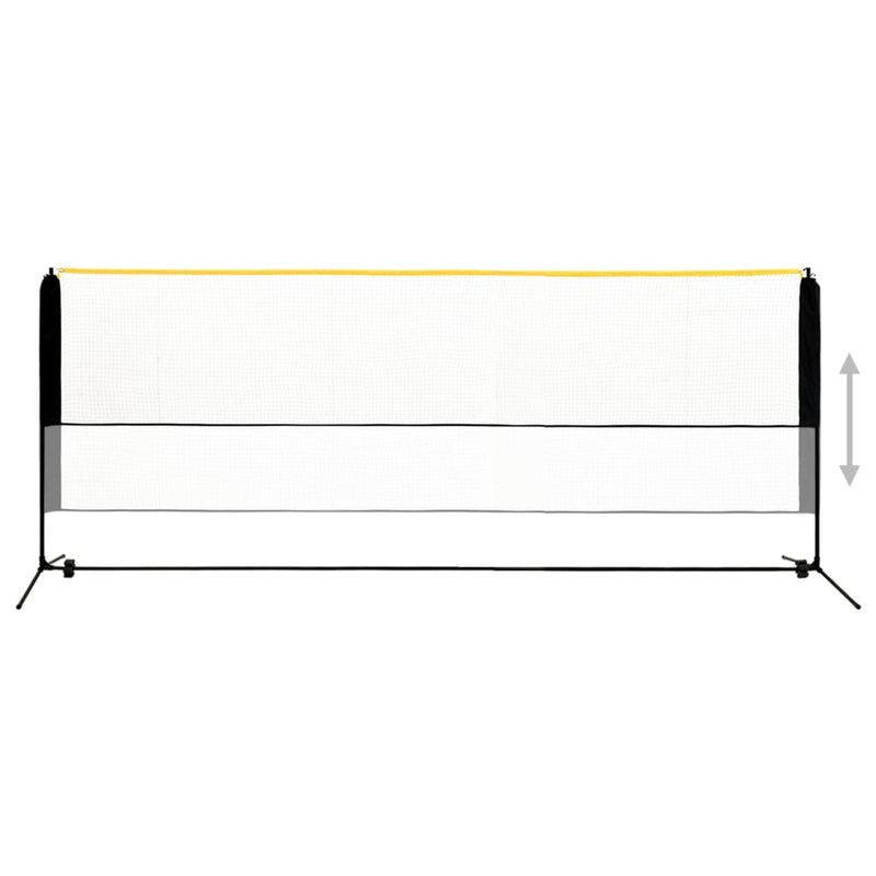 Load image into Gallery viewer, Vidaxl badmintonnet verstelbaar 400x103x94-158 cm metaal
