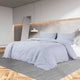 Vidaxl dekbedovertrekset lichtgewicht 200x220 cm microvezel grijs