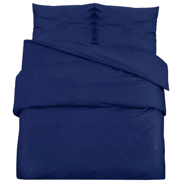 Vidaxl dekbedovertrekset 200x200 cm katoen marineblauw