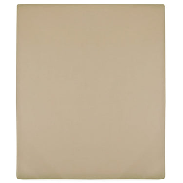 Vidaxl hoeslaken jersey 90x200 cm katoen taupe