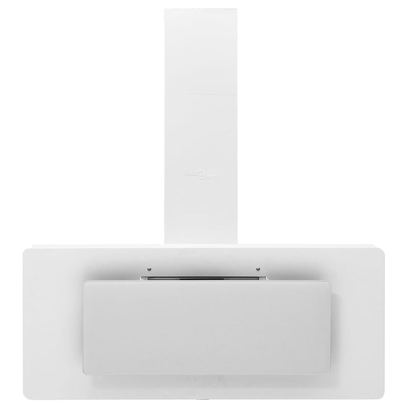 Load image into Gallery viewer, Vidaxl wandafzuigkap 90 cm roestvrij staal en gehard glas wit
