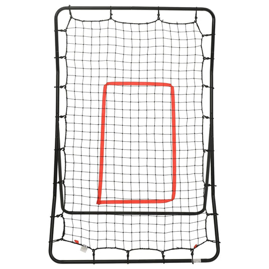 Vidaxl softbal rebounder 88x79x137 cm staal