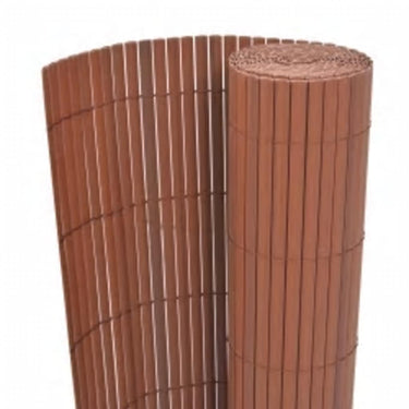 Vidaxl tuinafscheiding dubbelzijdig 110x500 cm bruin