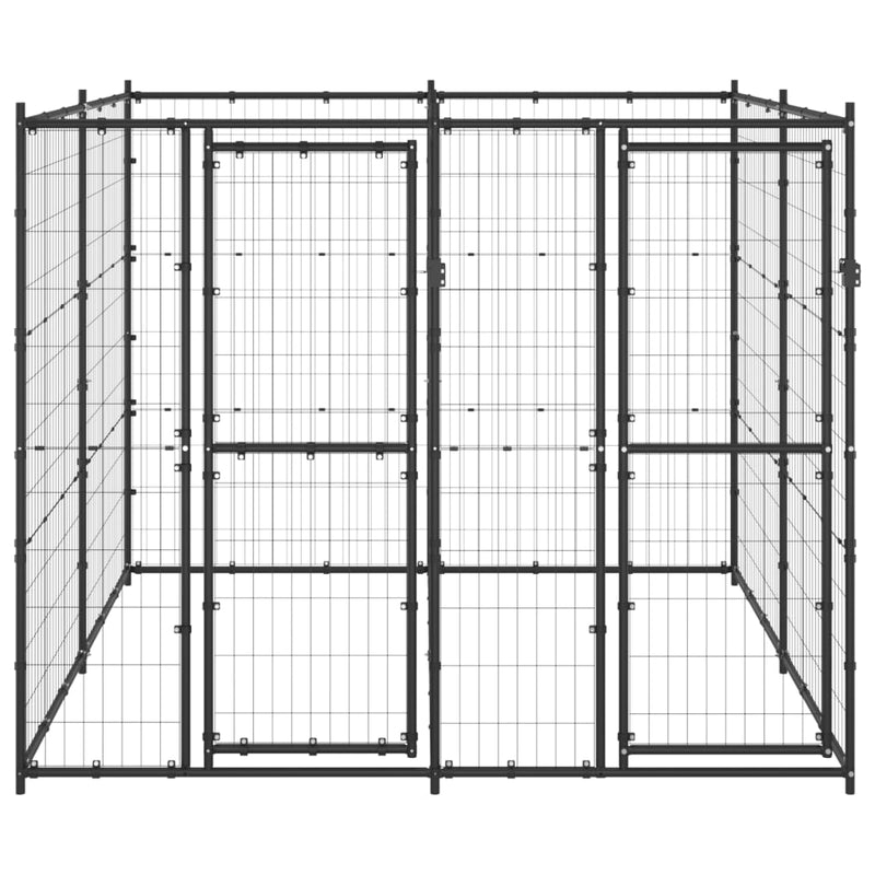 Load image into Gallery viewer, VidaXL Hondenkennel 4,84 m² staal
