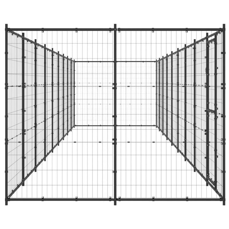 Load image into Gallery viewer, VidaXL Hondenkennel 21,78 m² staal
