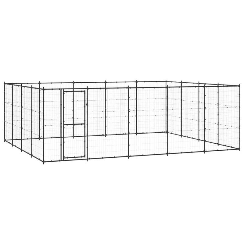 Load image into Gallery viewer, VidaXL Hondenkennel 24,2 m² staal
