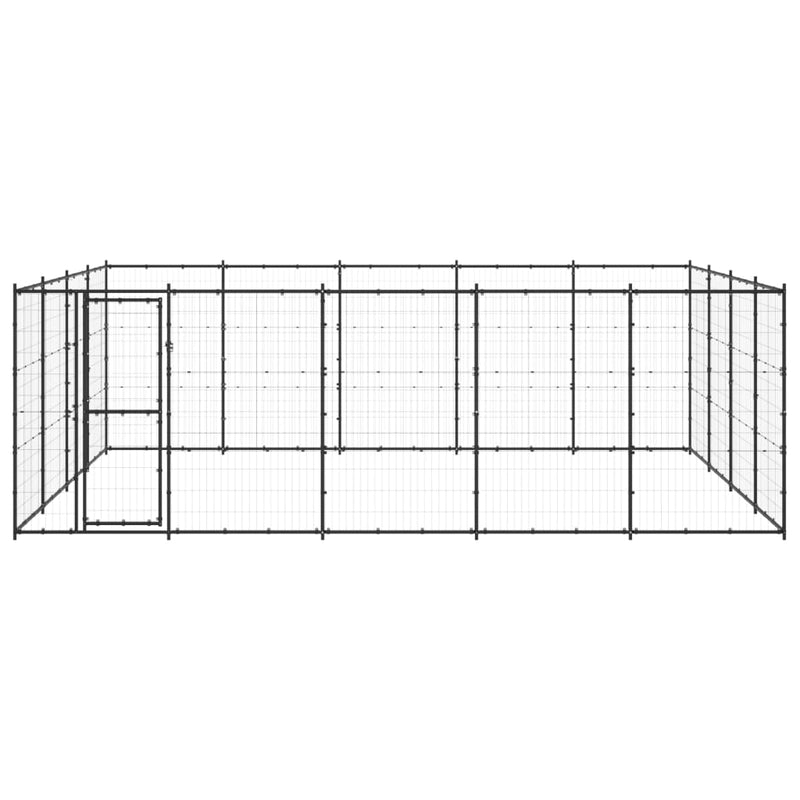 Load image into Gallery viewer, VidaXL Hondenkennel 24,2 m² staal
