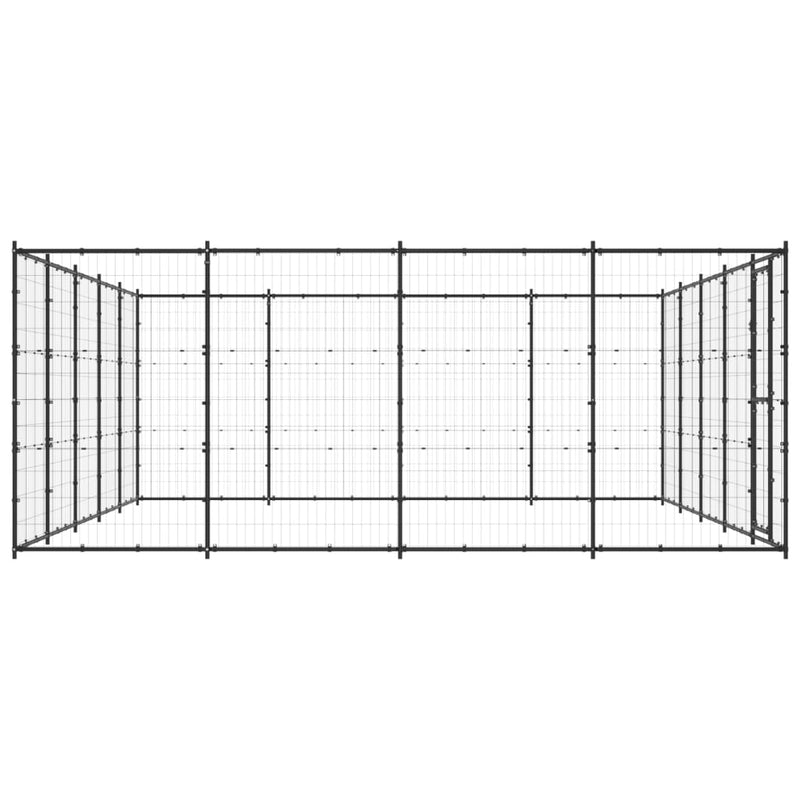 Load image into Gallery viewer, VidaXL Hondenkennel 24,2 m² staal
