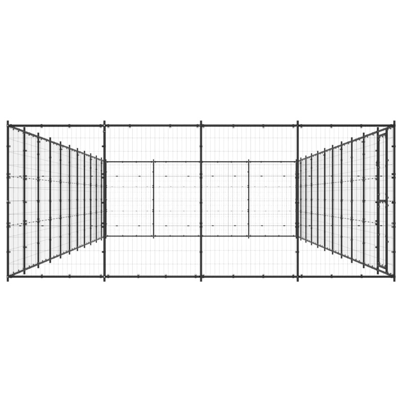 Load image into Gallery viewer, VidaXL Hondenkennel 53,24 m² staal
