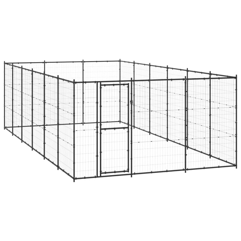 Load image into Gallery viewer, VidaXL Hondenkennel 21,78 m² staal
