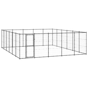 VidaXL Hondenkennel 36,3 m² staal