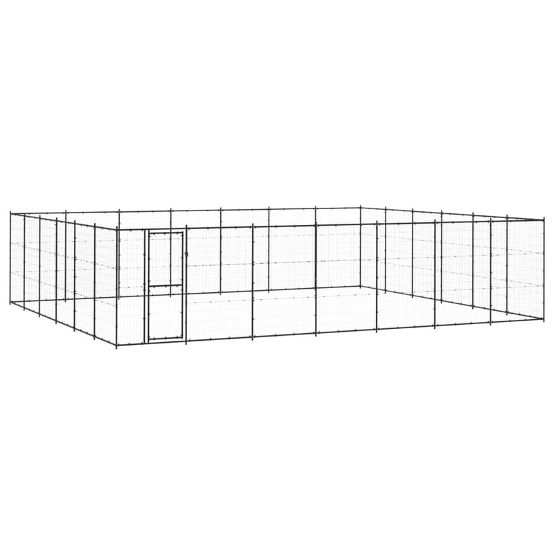 Load image into Gallery viewer, VidaXL Hondenkennel 50,82 m² staal
