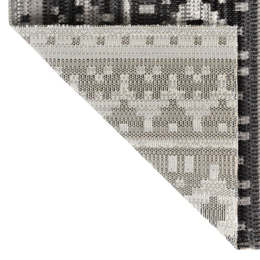 VidaXL Buitenkleed platgeweven 80x150 cm donkergrijs