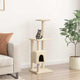 Vidaxl kattenkrabpaal met sisal krabpalen 104 cm crèmekleurig