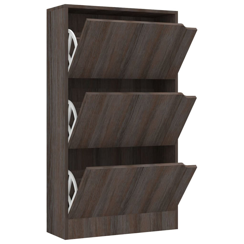 Load image into Gallery viewer, VidaXL Schoenenkast 3 deuren 59x24x105 cm bewerkt hout sonoma eiken
