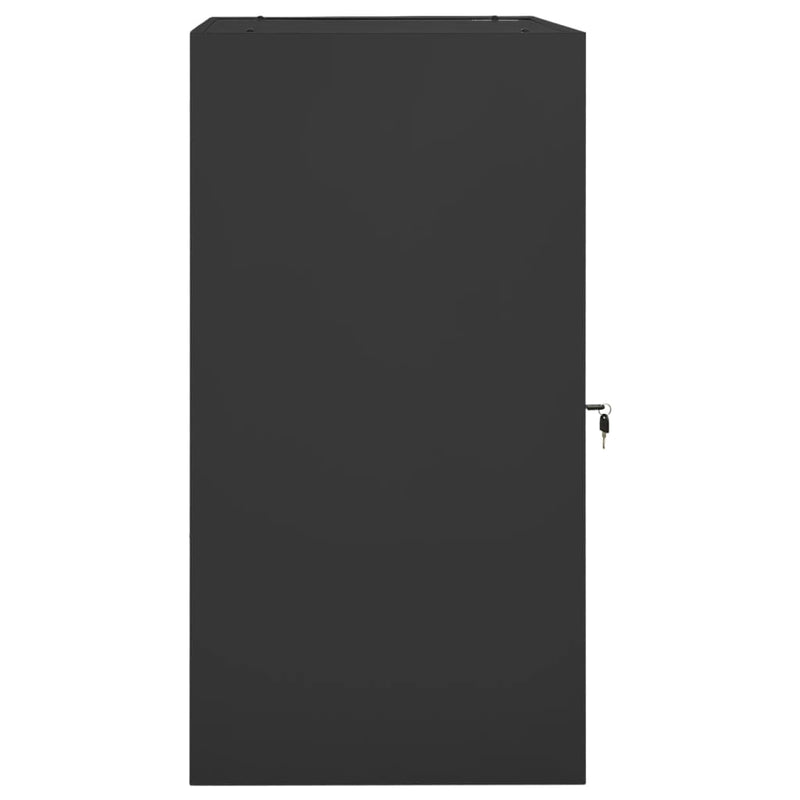 Load image into Gallery viewer, Vidaxl zadelkast 53x53x105 cm staal antracietkleurig
