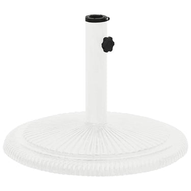 Vidaxl parasolvoet 45x45x30 cm gietijzer wit