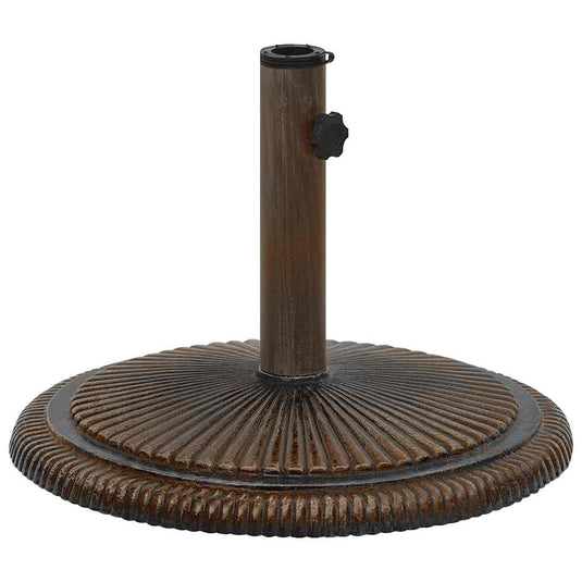 Vidaxl parasolvoet 45x45x30 cm gietijzer bronskleurig
