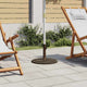 Vidaxl parasolvoet 45x45x30 cm gietijzer bronskleurig