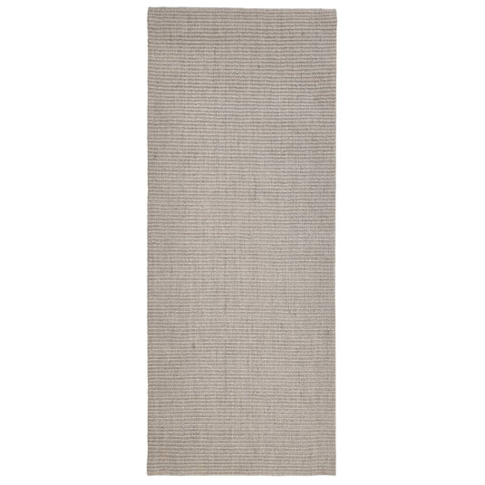 VidaXL Vloerkleed 80x200 cm natuurlijk sisal zandkleurig